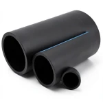 مواسير HDPE الوطني ضغط 6 بار قطر خارجي 250 مم سمك 6.2 مم لون أسود
