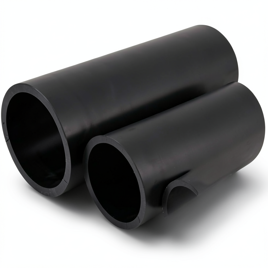 مواسير HDPE الوطني لشبكات المياه ضغط 6 بار قطر خارجي 280 مم سمك 6.9 مم لون اسود