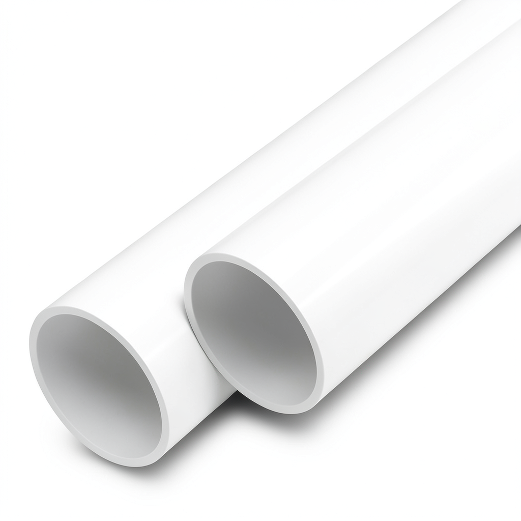 UPVC Pipes 4 Inch Thickness 4.4 mm Nominal Pressure 11 Bar White