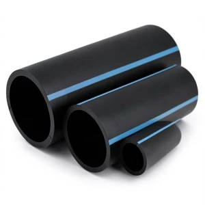 مواسير HDPE الوطني لشبكات المياه ضغط 6 بار قطر خارجي 400 مم سمك 9.8 مم لون اسود