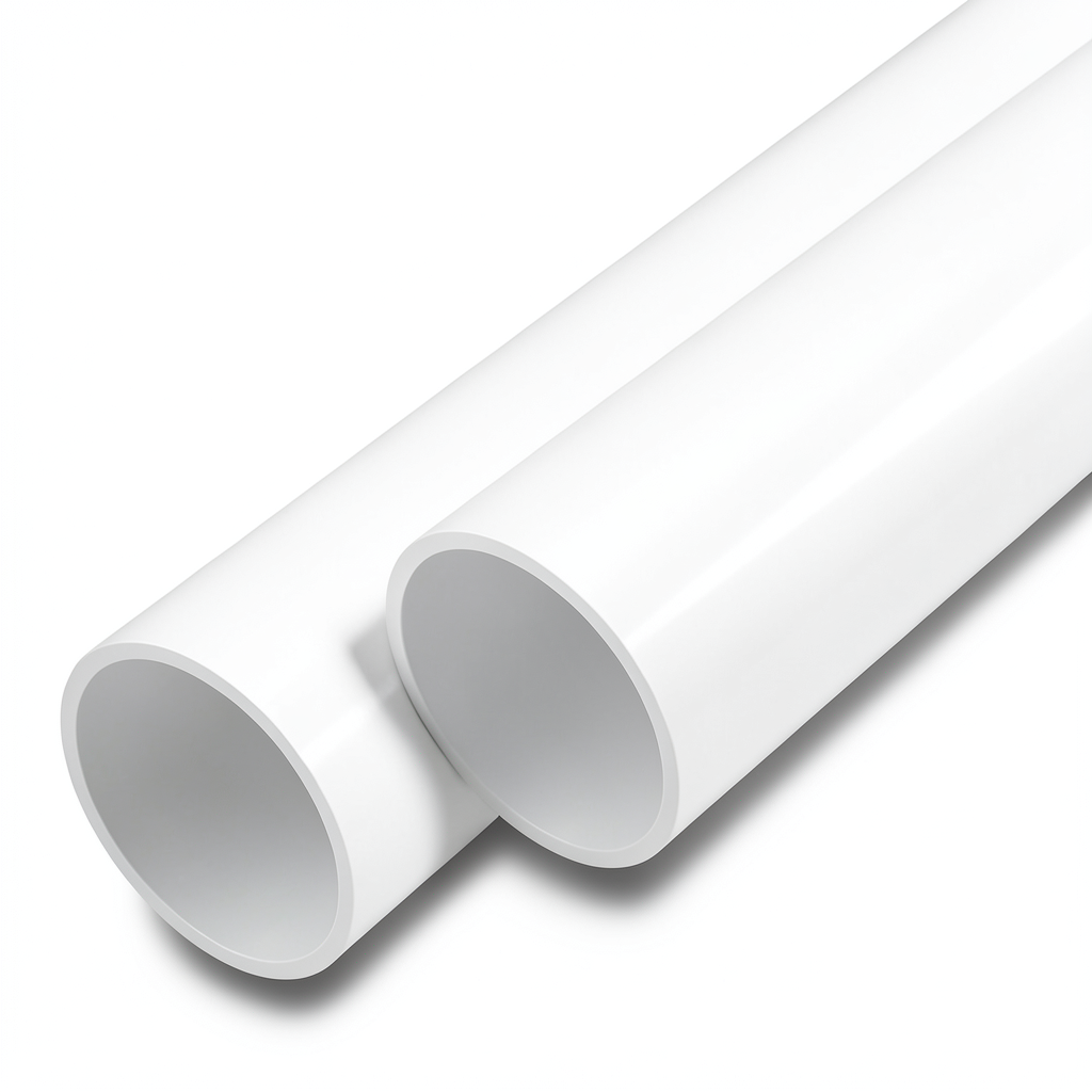 UPVC Pipes Nominal Pressure 11 Bar Size 6 Inch Thickness 6.5 mm White