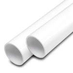 أنابيب UPVC ضغط اسمي 11 بار مقاس 8 إنش سمك 8.4 مم لون أبيض