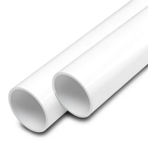 أنابيب UPVC ضغط اسمي 11 بار مقاس 8 إنش سمك 8.4 مم لون أبيض