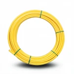 HDPE Coil Pipe  Nominal Pressure 4.8 Bar [PE 80] OD 25 mm Thickness 2.3 mm Color Yellow | Almona Factory