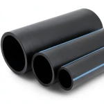 مواسير HDPE الوطني ضغط 6 بار قطر خارجي 250 مم سمك 6.2 مم لون أسود