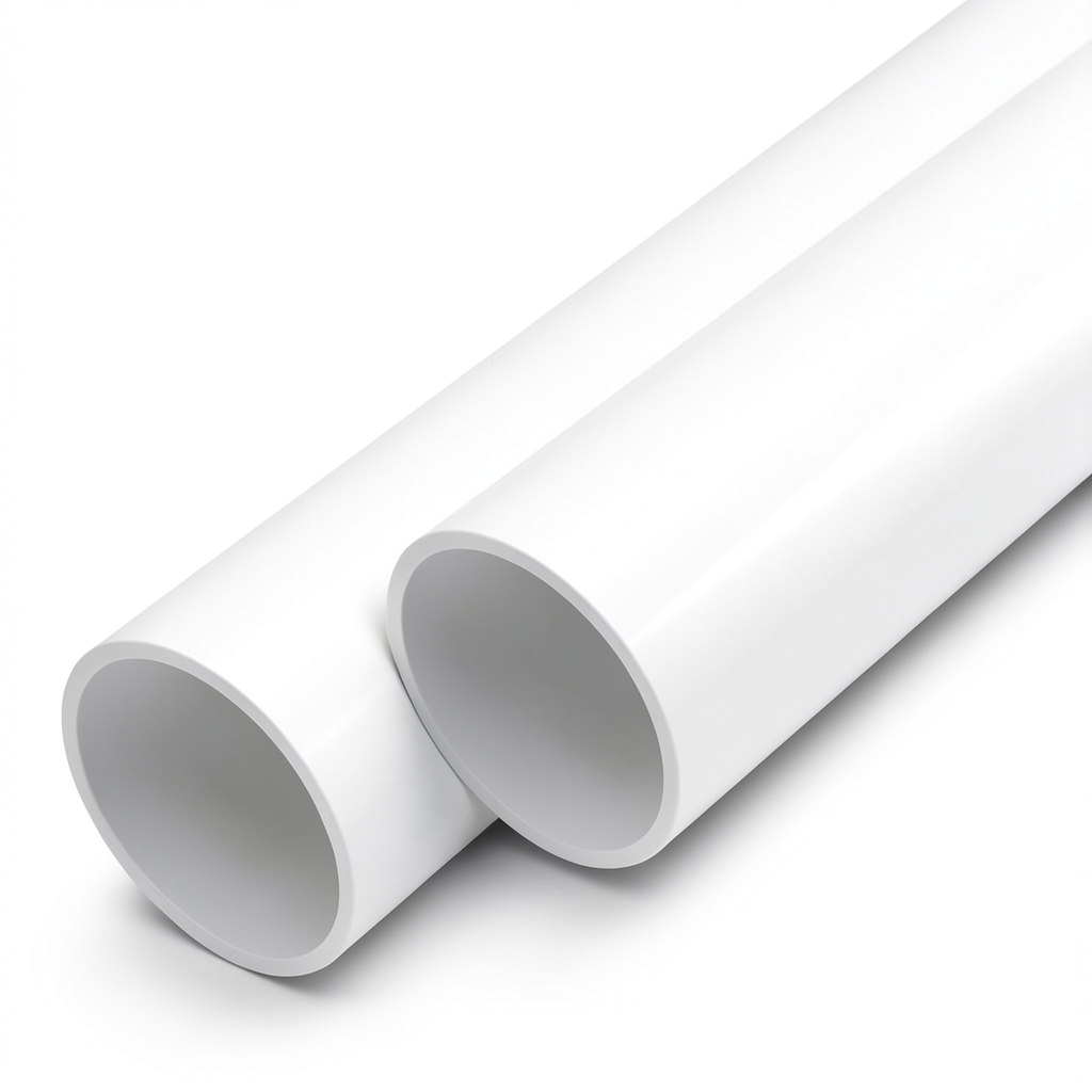 مواسير UPVC ضغط اسمي 13.8 بار مقاس 3/4 إنش سمك 1.5 مم لون أبيض