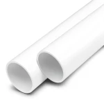 مواسير UPVC ضغط اسمي 13.8 بار مقاس 1/4 1 إنش سمك 2 مم أبيض