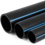 مواسير HDPE الوطني ضغط 6 بار قطر خارجي 355 مم سمك 8.7 مم لون أسود