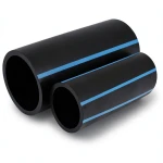 مواسير HDPE الوطني ضغط 16 بار قطر خارجي 250 مم سمك 18.6 مم لون أسود