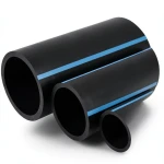 أنبوب HDPE ضغط 16 بار قطر خارجي 280 مم سمك 20.8 مم لون أسود