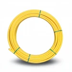 HDPE Plastic Coil Pipe  Nominal Pressure 4.8 Bar [PE 80] Outside Diameter 125 mm Thickness 7.1 mm Color Yellow | Almona Factory