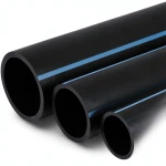 مواسير HDPE الوطني لشبكات المياه ضغط 16 بار قطر خارجي 355 مم سمك 26.3 مم أسود