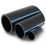 أنابيب HDPE الوطني ضغط 16 بار قطر خارجي 400 مم سمك 29.7 مم لون أسود