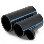 مواسير HDPE الوطني لشبكات المياه ضغط 6 بار قطر خارجي 110 مم سمك 2.7 مم لون اسود