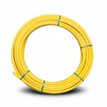 HDPE Plastic Coil Pipe  PN 4.8 Bar [PE 80] OD 160 mm Thickness 9.1 mm Color Yellow | Almona Factory