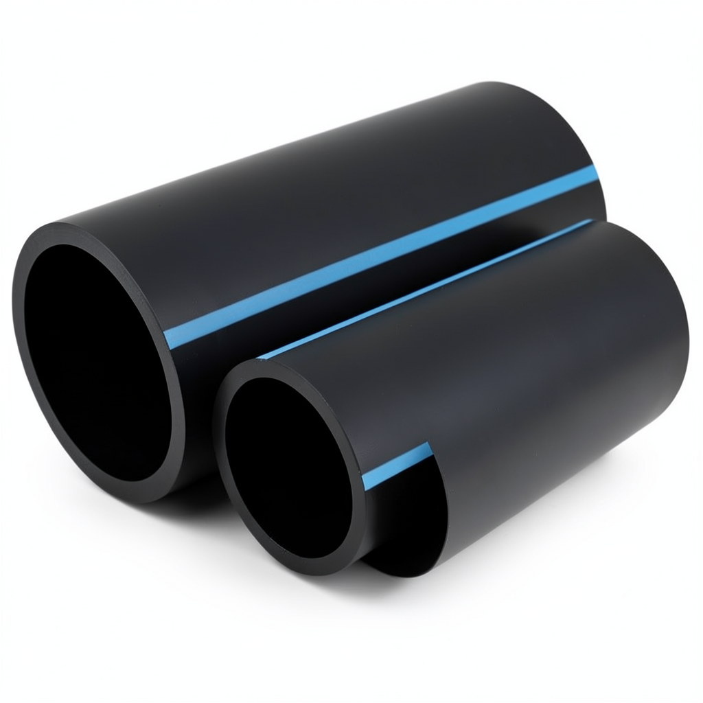 NPF HDPE Pipes Nominal Pressure 6 Bar Outside Diameter 125 mm Thickness 3.1 mm Black
