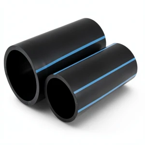 NPF HDPE Pipes Nominal Pressure 6 Bar Diameter 140 mm Thickness 3.5 mm Black