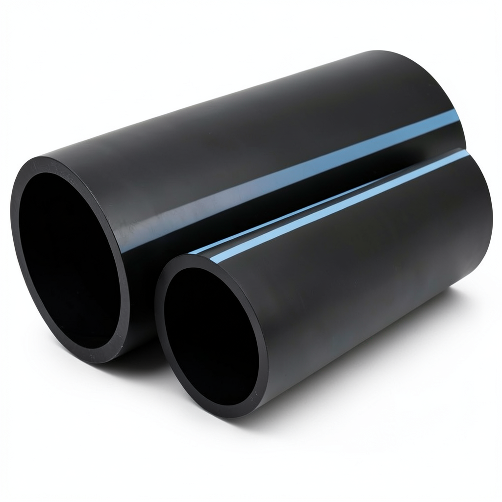 NPF HDPE Pipes Nominal Pressure 6 Bar Outside Diameter 180 mm Thickness 4.4 mm Black