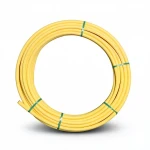 لفة أنابيب HDPE ضغط  4.8 بار [PE 80] قطر خارجي 63 مم سماكة 3.6 مم لون أصفر | مصنع المنى