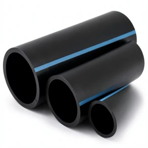 أنابيب HDPE الوطني ضغط 6 بار قطر خارجي 225 مم سمك 5.5 مم لون أسود