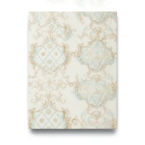 Italian Wallpaper Classic Design 10m x 1.06m, Light Beige