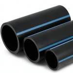 مواسير HDPE الوطني ضغط 6 بار قطر خارجي 355 مم سمك 8.7 مم لون أسود