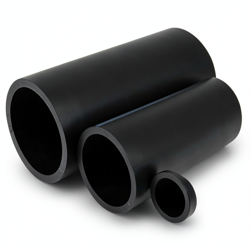 NPF HDPE Pipes Nominal Pressure 6 Bar Outside Diameter 400 mm Thickness 9.8 mm Black
