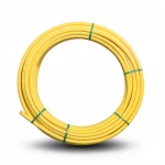 HDPE Plastic Coil Pipe  Nominal Pressure 4.8 Bar [PE 80] OD 90 mm Thickness 5.2 mm Color Yellow | Almona Factory