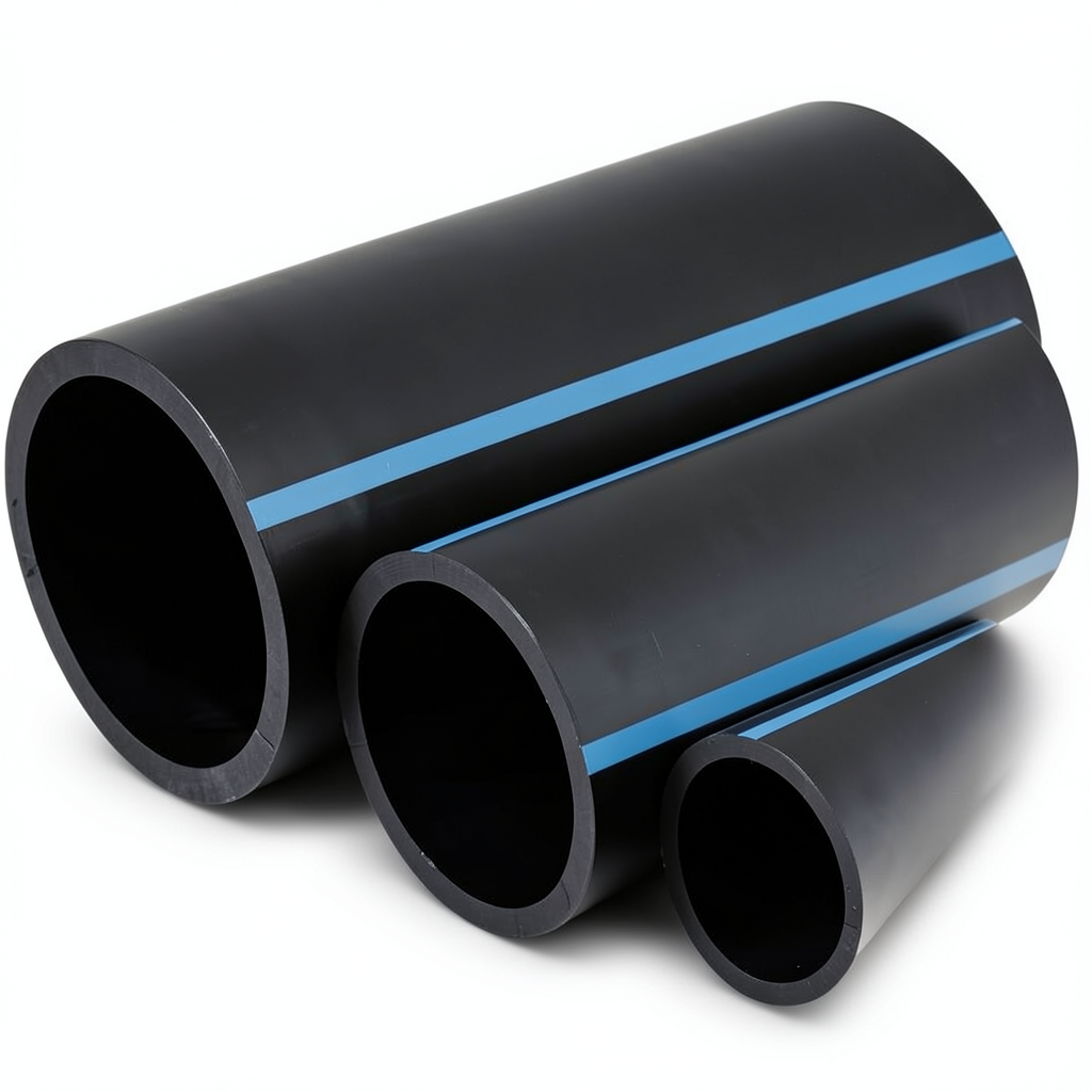 NPF HDPE Pipe Pressure 8 Bar Outside Diameter 110 mm Thickness 3.4 mm Black