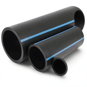 NPF HDPE Pipes Pressure 8 Bar Outside Diameter 125 mm Thickness 3.9 mm Black