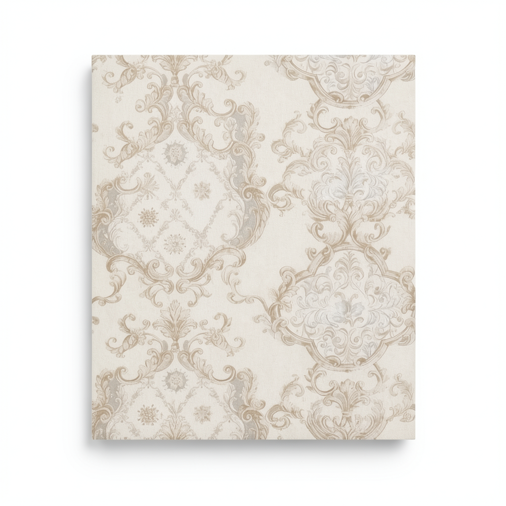 Wall Decoration Classic Design 10 m x 1.06 m Beige, Model 82861