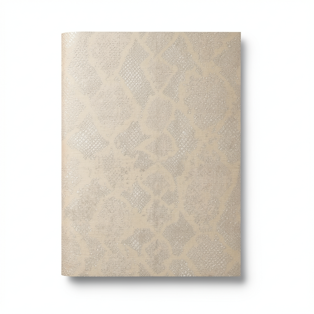 Italian Wallpaper Patterned Design Beige Color, Size 10m x 0.70m, Model rc17097