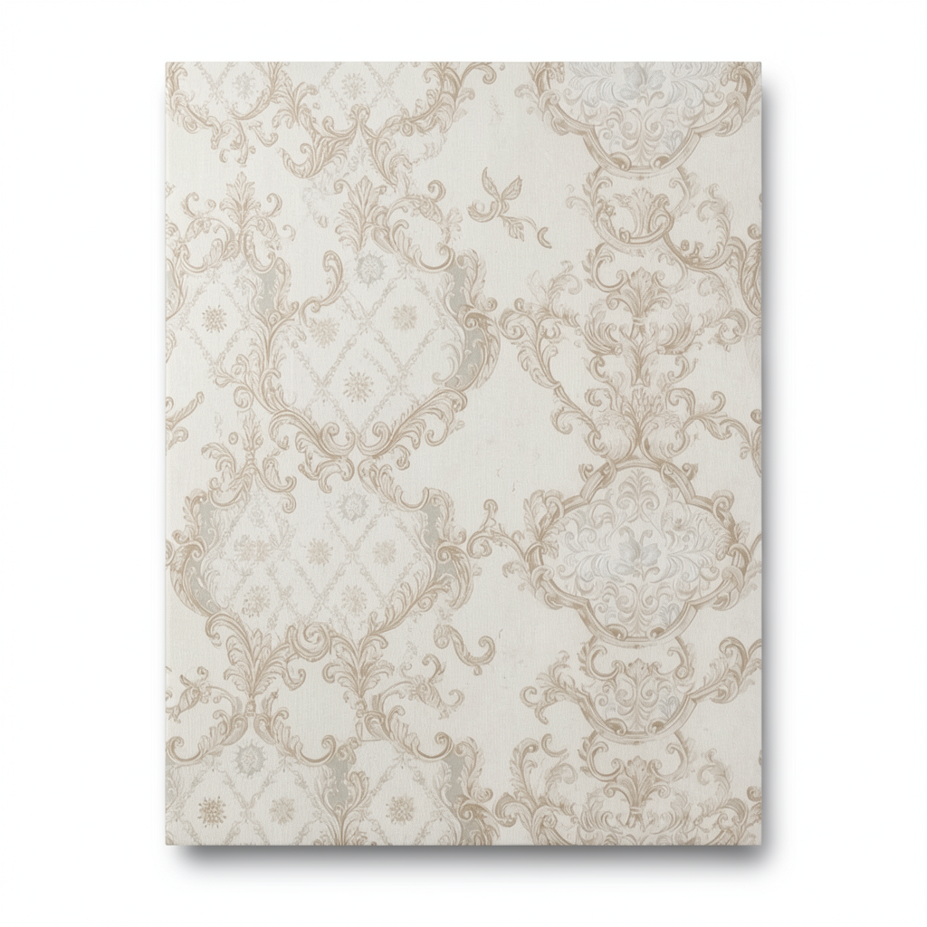 Wall Decoration Classic Design 10 m x 1.06 m Beige, Model 82861