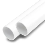 مواسير UPVC ضغط اسمي 13.8 بار مقاس 2 إنش سمك 2.9 مم لون أبيض