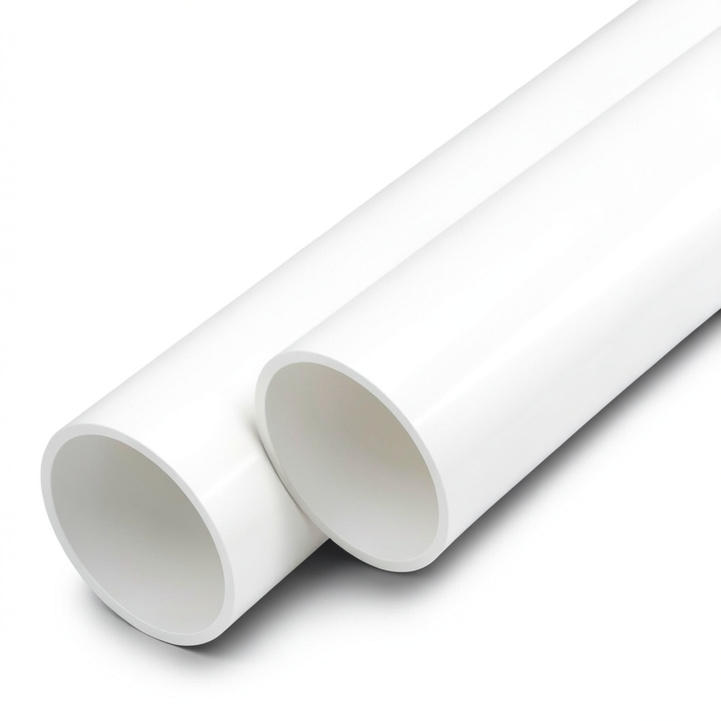 مواسير UPVC ضغط اسمي 13.8 بار مقاس 3 إنش سمك 4.2 مم لون أبيض