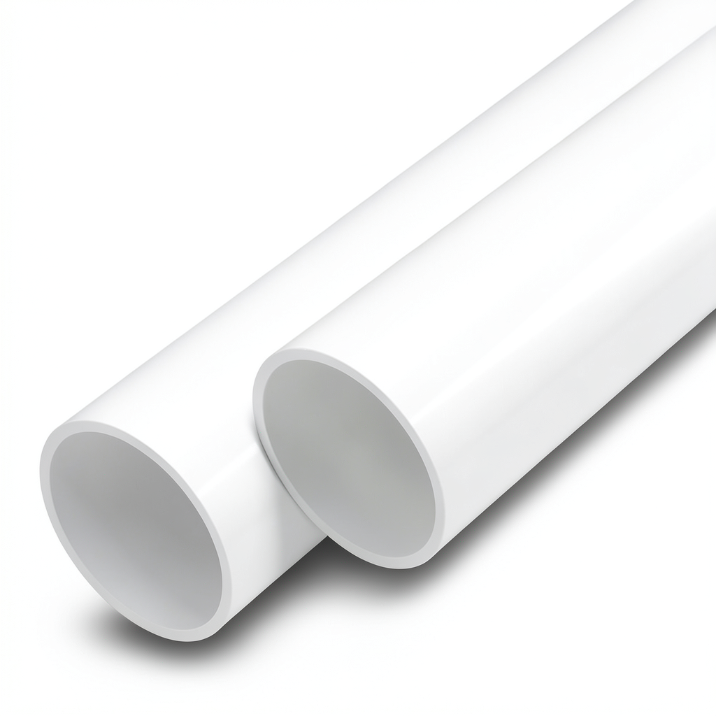UPVC Pipes Nominal Pressure 13.8 Bar Size 4 Inch Thickness 5.4 mm White