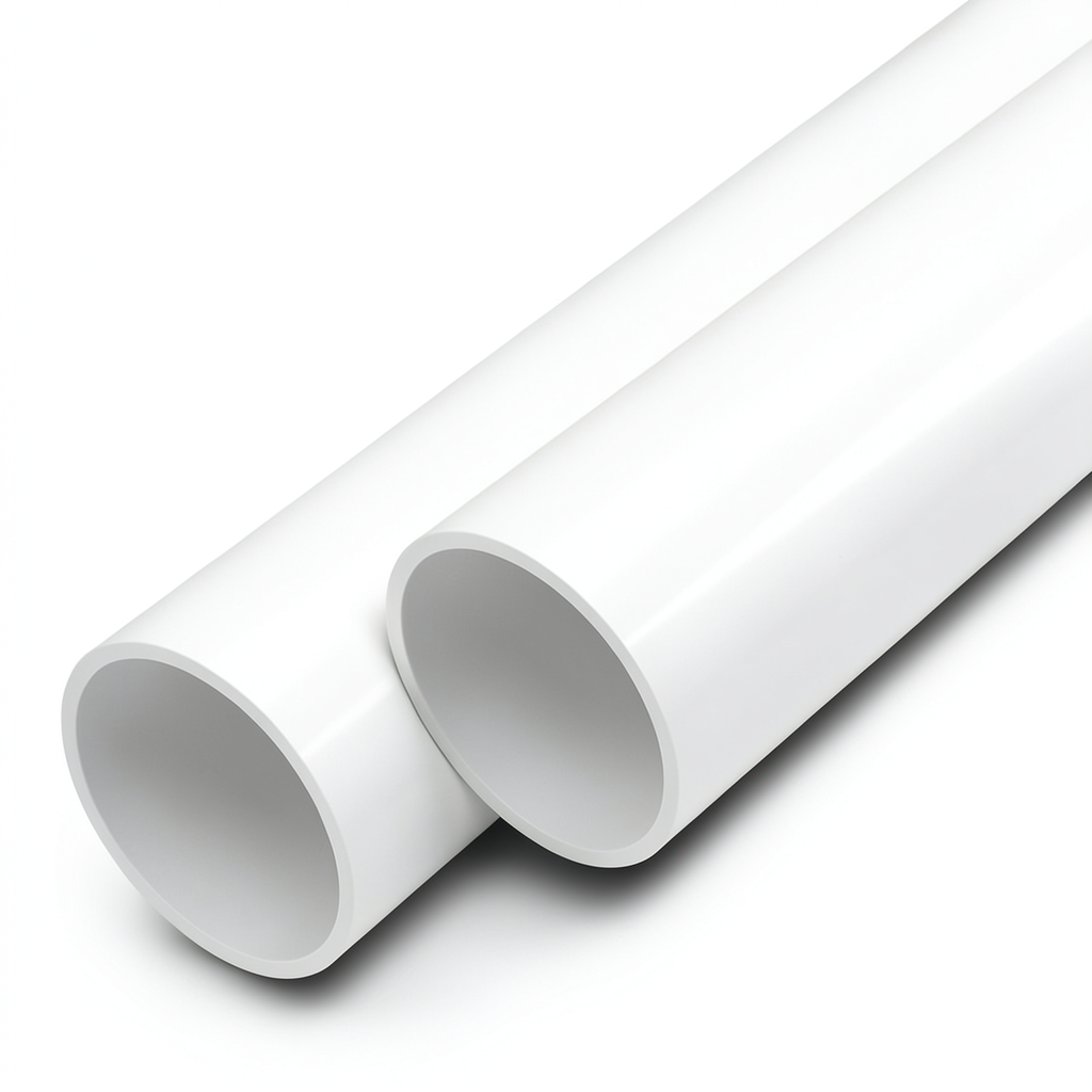 UPVC Pipes Nominal Pressure 13.8 Bar Size 1 1/2 inch Thickness 2.3 mm White
