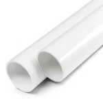 مواسير UPVC ضغط اسمي 13.8 بار مقاس 6 إنش سمك 8 مم لون أبيض