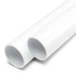 مواسير UPVC ضغط اسمي 13.8 بار مقاس 3 إنش سمك 4.2 مم لون أبيض