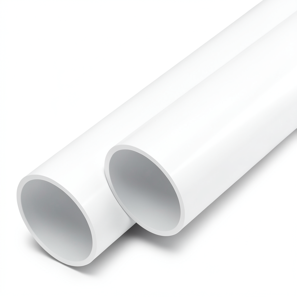 مواسير UPVC ضغط اسمي 13.8 بار مقاس 3 إنش سمك 4.2 مم لون أبيض