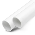 مواسير UPVC ضغط اسمي 13.8 بار مقاس 6 إنش سمك 8 مم لون أبيض
