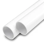 مواسير UPVC مقاس 3/4 إنش ضغط اسمي 17.2 بار سمك 1.6 مم لون أبيض
