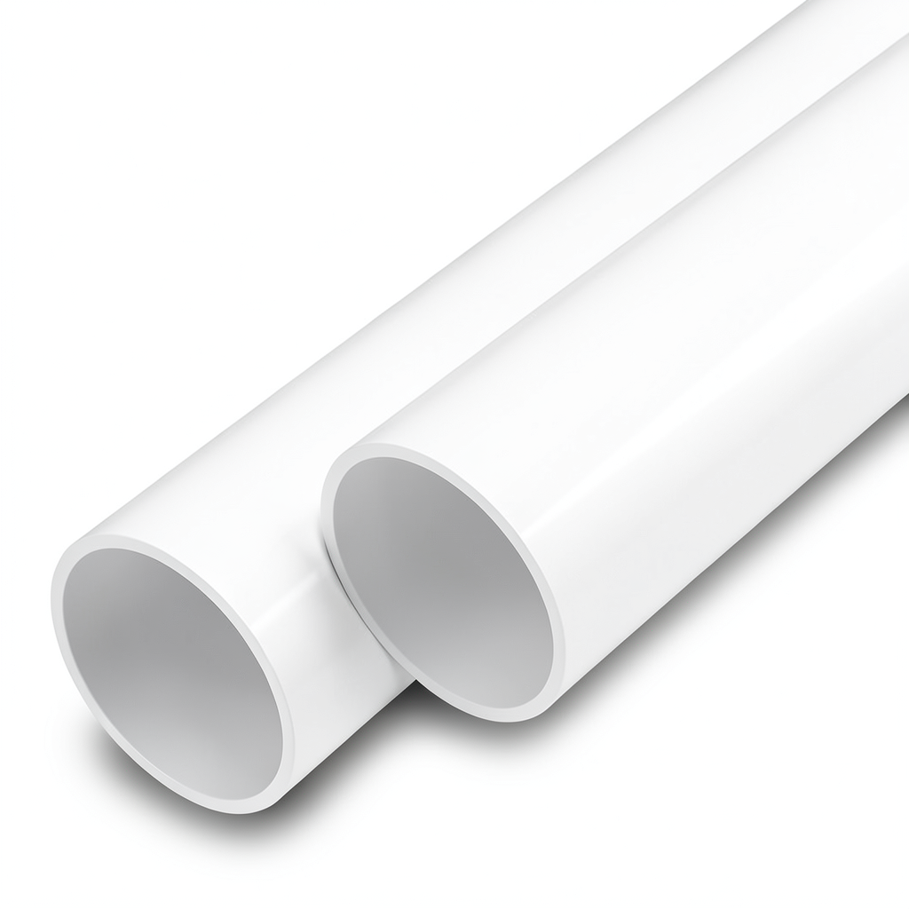 مواسير UPVC مقاس 3/4 إنش ضغط اسمي 17.2 بار سمك 1.6 مم لون أبيض