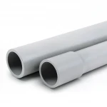 مواسير بلاستيك UPVC للتمديدات الكهربائية الوطنى ضغط 2 بار  قطر خارجي 200 مم سمك 1.8 مم لون رمادي