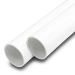 مواسير UPVC ضغط 20 بار قطر خارجي 160 مم سمك 11.8 مم لون أبيض
