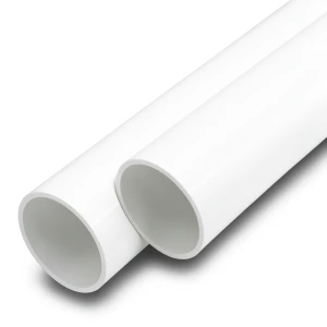 مواسير UPVC ضغط 20 بار قطر خارجي 160 مم سمك 11.8 مم لون أبيض