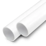 مواسير UPVC ضغط اسمي 13.8 بار مقاس 8 إنش سمك 10.4 مم لون أبيض