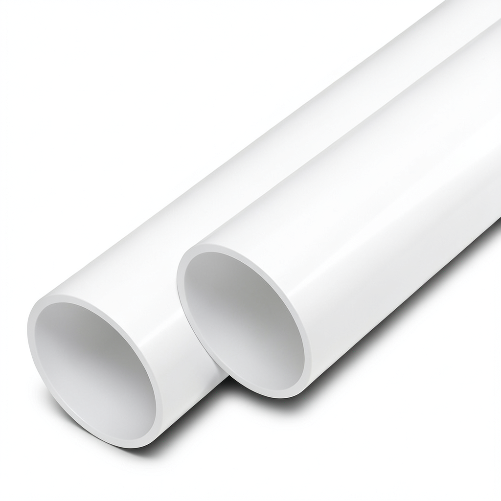 UPVC Pipes Nominal Pressure 17.2 Bar Size 1 1/4 Inch Thickness 2.5 mm White