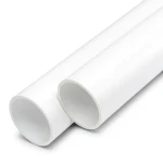 مواسير UPVC ضغط 20 بار قطر خارجي 160 مم سمك 11.8 مم لون أبيض