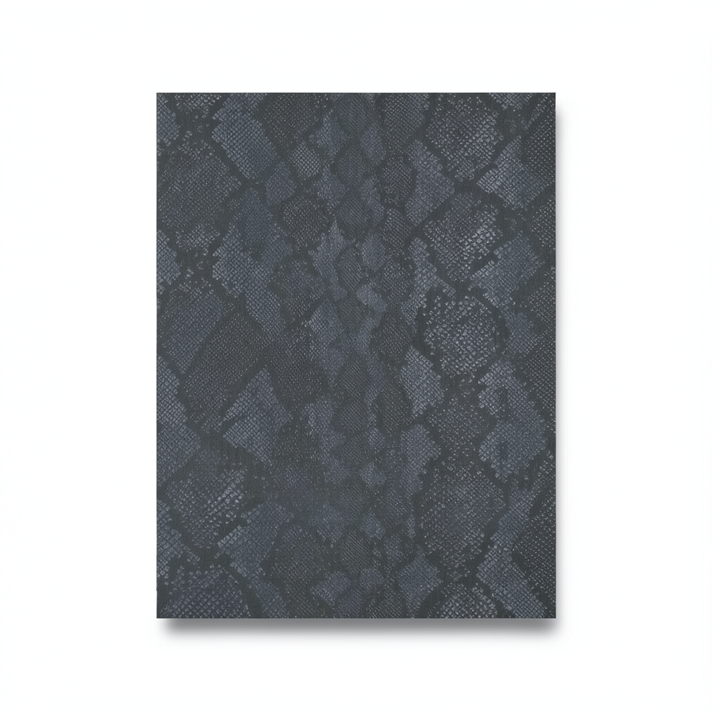 Italian Wallpaper Patterned Design 10 m x 0.70 m Dark Gray